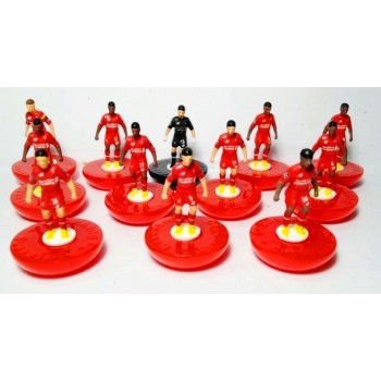 Subbuteo Andrew Table Soccer Liverpool FC 2018-19 on Classic Hasbro bases